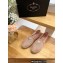 Prada triangle logo Mesh and nappa leather Espadrilles Nude Pink 2023