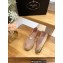 Prada triangle logo Mesh and nappa leather Espadrilles Nude Pink 2023
