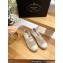 Prada triangle logo Mesh and nappa leather Espadrilles White 2023