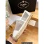 Prada triangle logo Mesh and nappa leather Espadrilles White 2023