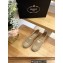 Prada triangle logo Mesh and nappa leather Espadrilles Beige 2023