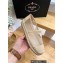 Prada triangle logo Mesh and nappa leather Espadrilles Beige 2023