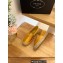 Prada triangle logo Satin Espadrilles Yellow 2023