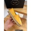 Prada triangle logo Satin Espadrilles Yellow 2023