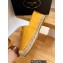Prada triangle logo Satin Espadrilles Yellow 2023