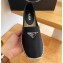Prada triangle logo Satin Espadrilles Black 2023