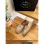 Prada triangle logo Satin Espadrilles Beige 2023