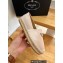 Prada triangle logo Satin Espadrilles Beige 2023