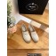 Prada triangle logo Satin Espadrilles White 2023