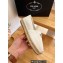 Prada triangle logo Satin Espadrilles White 2023