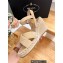 Prada Heel 8cm Nappa Leather Espadrilles Wedge Sandals Beige 2023