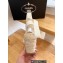 Prada Heel 8cm Espadrilles Wedge Sandals Leather White 2023