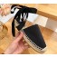 Prada Cotton drill Espadrilles Sandals Black 2023