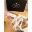 Prada Cotton drill Espadrilles Sandals White 2023
