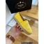 Prada Braided Straw Espadrilles Yellow 2023