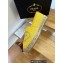 Prada Braided Straw Espadrilles Yellow 2023