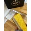 Prada Braided Straw Espadrilles Yellow 2023