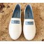 Prada Milano Nappa Leather Espadrilles White 2023