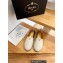 Prada Nappa Leather Espadrilles White/Black 2023