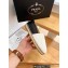 Prada Nappa Leather Espadrilles White/Black 2023