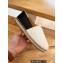 Prada Nappa Leather Espadrilles White/Black 2023
