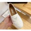 Prada Quilted Nappa Leather Espadrilles White 2023
