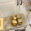 Louis Vuitton Bom Dia Flat Comfort Mules Monogram-embossed calf leather Gold 2023
