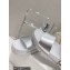 Prada metal buckle Rubber Open Toe Sandals Silver 2023