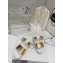 Prada metal buckle Rubber Open Toe Sandals Gold 2023