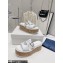 Prada Rubber wedge platform sandals 1XX641 White 2023