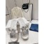 Prada Rubber wedge platform sandals 1XX641 Silver 2023