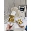 Prada Rubber wedge platform sandals 1XX641 Gold 2023