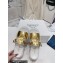Prada Rubber wedge platform sandals 1XX641 Gold 2023