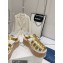 Prada Rubber wedge platform sandals 1X853M Gold 2023