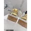 Prada Rubber wedge platform sandals 1X853M Gold 2023