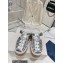 Prada Rubber wedge platform sandals 1X853M Silver 2023