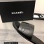 Chanel Leather CHA NEL Mules Black 2023