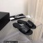 Chanel Leather CHA NEL Mules Black 2023