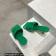 Bottega Veneta Padded Intreccio leather Patch Heel Mules Green 2023