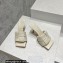Bottega Veneta Padded Intreccio leather Patch Heel Mules White 2023