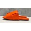 Bottega Veneta Padded Intreccio leather Patch Flat Mules Orange 2023