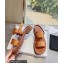 Celine CLEA TRIOMPHE Sandals In Calfskin Brown 2023