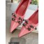 Balenciaga Heel 9cm Cagole Pumps in Arena lambskin Pink 2023
