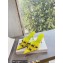 Balenciaga Heel 9cm Cagole Pointed Toe Mules in Arena lambskin Yellow 2023