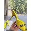 Balenciaga Heel 9cm Cagole Pointed Toe Mules in Arena lambskin Yellow 2023