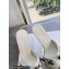 Balenciaga Heel 9cm Cagole Pointed Toe Mules in Arena lambskin White 2023