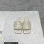 Bottega Veneta Padded Intreccio leather Patch Flat Mules White 2023