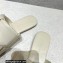 Bottega Veneta Padded Intreccio leather Patch Flat Mules White 2023