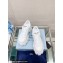 Prada Soft padded nappa leather lace-up loafers White 2023