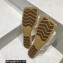 Bottega Veneta Padded Intreccio leather Patch Flat Mules White 2023